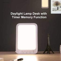 Night Lights LED Daylight 20000 Lux Cool Warm Therapy Lamp Against Depression 3 Light Colours 5 Brightness Levels Touch Control HKD230704