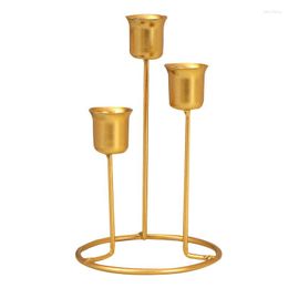 Candle Holders Metal Base Holder Pillar Candlestick Stand Christmas Party Home Wedding Decoaration