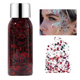 Eye Shadow Face Glitter Liquid Eyeshadow Sequins y For Body Hair Nail LongLasting No Glue Needed And Easy To 230703