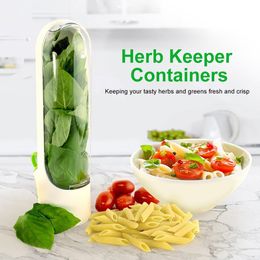 Number Herb Preserving Box Refrigerator Coriander Food Freshkeeping Organizer Cup Kitchen Storage Container Cup Type Storage Fresh Box