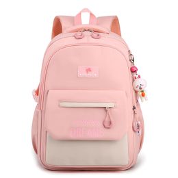 School Bags Backpack for Girls Primary School Student Bag 8-14 Years Children Pink Bookbag Kids Satchels Teenagers Knapsack Mochila Femenina 230703