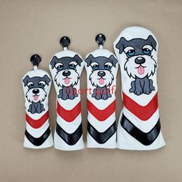 Other Golf Products Cute dogs design golf club driver fairway wood hybrid ut headcover sport golf club head protect cover 230703