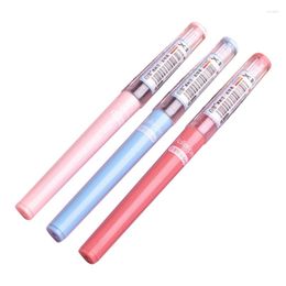 Pcs 0.38mm/0.5mm Gel Ink Pens Rolling Ball Quick-Drying Neutral Straight Liquid Signature Pen For School