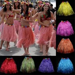 Hot Party Grass Skirt Women Fashion Hawaii Dance Show Performance Skirts Bar Club Performance Hula Skirt Wholesale