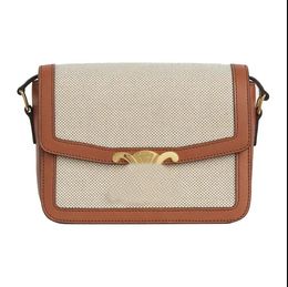 Fashion Designer Bag Women's Crossbody Vintage Handbags Underarm Real Leather Shoulder Luxury Teen Wallet Ladies 2024