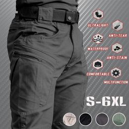 Men's Pants Outdoor Waterproof Tactical Cargo Pants Men Breathable Summer Casual Army Military Long Trousers Male Quick Dry Cargo Pants 230703