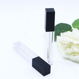 Empty 6ml Clear Liquid Lipstick Bottle With matte cap DIY Cosmetic Lip Gloss Tube Balm Container Travel F3603 Veqjn