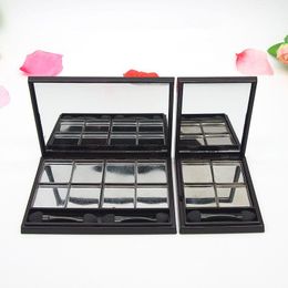 Magnetic Empty Eyeshadow Concealer Box Cosmetics Makeup Powder Holder Aluminum Palette DIY Pans Tool Black Plastic F3835 Emgnj