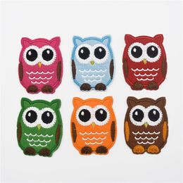 120pcs mixed 2'' small Owl Cloth Applique Patch Clothing Embroidery Sewing Craft216l