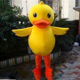 2019 Factory direct Big yellow duck costume Fancy dress Adult Size Suits - mascot Customizable240n