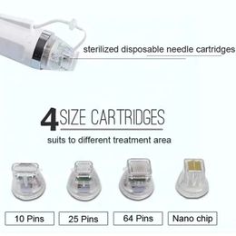 DHL Fast shiping Disposable Fractional RF Microneedle Replacement Head Gold Cartridge Microneedling Micro Needle Machine HOT Cartridges Tips