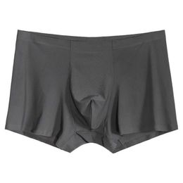 3 Pcs Lot Seamless Boxer Mens Underwear Men Underpants Male Spandex Sexy Special for Men Short Slips Cuecas Asian Size L To 3XL299C