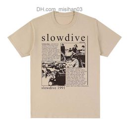 Men's T-Shirts Mens TShirts Slowdive Alison 1991 Vintage Tshirt Tour 90s Classic Cotton Men T shirt TEE TSHIRT Womens Tops Unisex Z230705