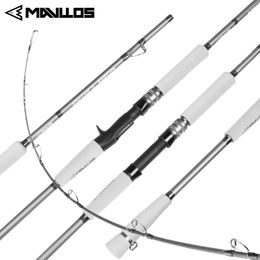 Boat Fishing Rods Mavllos Sea Bass Fishing Rod 80-250g Top Quality High Grade Gray Design Saltwater Carbon Casting Spinning Rod for Boat Fishing 230703