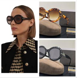 Dropshipping Brand Tom Designer Sunglasses High Quality Metal Sunglass Men Glasses Women Sun glasses UV400 lens Unisex with box 5 Colours Very nice