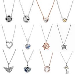 925 Sterling Silber DIY Charms für Pandora Originalherstellung, Designer-individueller Schmuck, Damen-Edelstein-Halskette, Großhandel 1