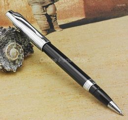 Baoer Black And Silver Metal Roller Ball Pen BR023