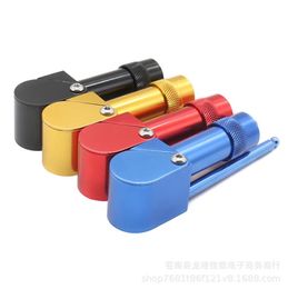 Smoking Pipes Multi color mini portable small pipe, detachable personalized rotating creative metal small pipe smoking set