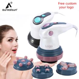 Back Massager Body Electric Anti Cellulite Portable Fat Slimming Health Care Massage Instrument Vibration Cervical Spine Neck Waist 230704