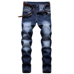 Men's Plus Size Pants Denim Regular Trousers Skinny Jean Male Ripped Boyfriend Pantalon Jeans Hommes for Man273F