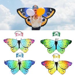 Scarves Fashion Partyprop Fairy Party Favour Butterfly Wings Shawl Costumes Accessory Kids Cloak Scarf