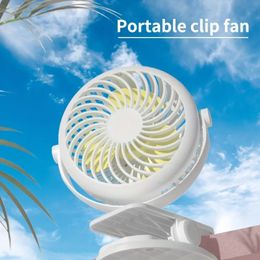 1pc Portable Fan Rechargeable 90° Rotation, Ultra Quiet, Portable Mini Desktop Fan, Free Angle Adjustable, Better Cooling, Small Personal Fan-USB Rechargeable