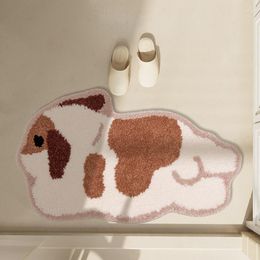 Carpets Tufting Bathmat Cartoon Bathroom Mat Soft Rug Fluffy Bedroom Carpet Floor Safety Pad Aesthetic Home Room Warm Decor