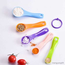 Measuring Tools Measuring Cup Seasoning Spoons Baking Measuring Cups Accurate Measuring Spoons Hanging Round Measuring Spoon R230704