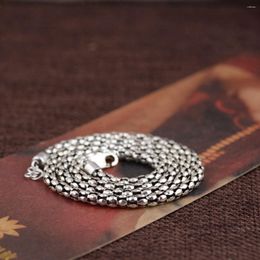 Ketten Thai Silber Schmuck Weibliche Modelle Einfache Mode Antike Popcorn Kette Geschenk S925 Halskette