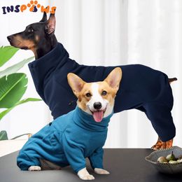 Dog Apparel Dog Jumpsuits Dog Coat Pet Clothes Fleece Dog Clothes Winter Warm Pet Hoodies Boy Girl Overalls for Small Medium Large Dogs 230704