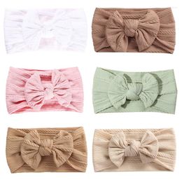 Hair Accessories 44 Colors Bow Baby Headband For Child Bowknot Born Headwear Cables Turban Kids Elastic Headwrap Accessorie