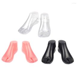 Jewellery Pouches F19D Shoes Socks Sandal Support Shaper Tool Female Mannequin Foot Display