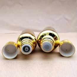 5ml 10ml 15ml 20ml 30ml gold Glass Bottle Vials Essential Oil Bottle with screw cap Perfume bottles