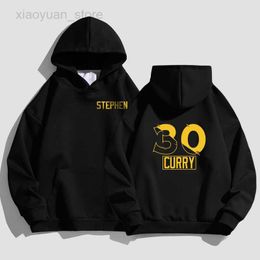 Men's Hoodies Curry Sports Hoodie Gold State Basketball Jacket Warriors Hooded Young Boy Step Oversize Pullovers Sweatshirt Black 6xl HKD230704