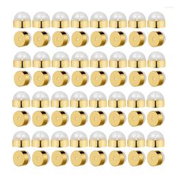 Storage Boxes Earring Backs Locking Silicone For Studs Gold Secure Replacements Droopy Ears