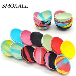 Number 100pcs Diameter 50mm Silicone Jar Container Bowl Tobacco Herb Smoking Cigarette Accessories Chicha Pipe Tool