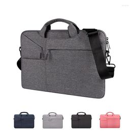 Briefcases Unisex Waterproof 15.6 Inch Laptop Bag Proof Protective Case Travel Shoulder Bags Computer Notebook Handbag Briefcase