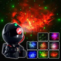 Galaxy Astronaut Star Kids Night Light Projector Lights for Bedroom Adult Playroom HKD230704