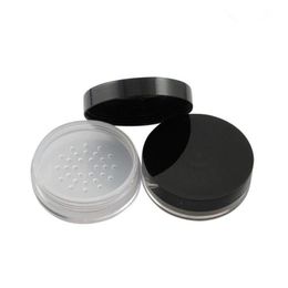 10g transparent clear empty PS loose powder sifter box bottle containers , clear Sifter plastic cosmetic container jar F2272 Ttcbl
