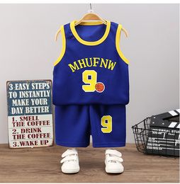 Clothing Sets Summer Clothes Shorts T-shirts For Boys Girls Children's Clothing Basketball Uniform Sets Sportswear Teenagers Kids Sports Suit 230703