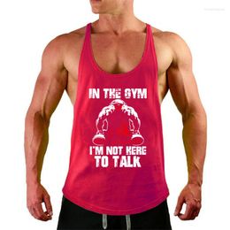 Men's Tank Tops Brand Gym Mens Top Vest Muscle Fashion Sleeveless Stringer Clothing Bodybuilding Singlets Fitness Workout Sportswear Shirt