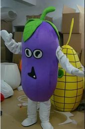 2023 Purple Eggplant Apparel Mascot Costume Halloween Christmas Cartoon Character Outfits Suit Advertising Leaflets Clothings Carnival Unisex Adults Outfit
