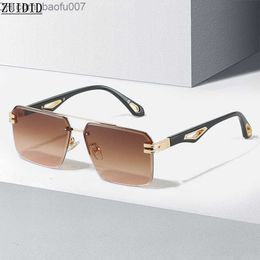 Sunglasses Sunglasses Square Sunglasses For Men Vintage Sunglasses Women Retro Luxury Fashion Glasses Rimless Shades Drop Gafas De Sol Lentes Z230704