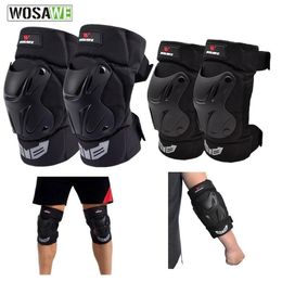 Support Wosawe Adjustable Straps Sports Cycling Motorcycle Ski Snowboard Bike Volleyball Brace Support Knee Elbow Pads Eva Protector