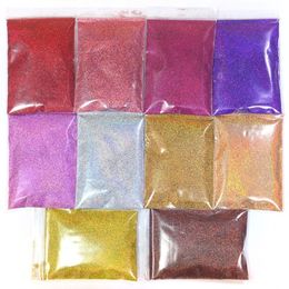 Nail Glitter 1000g Bag Holographic Laser Powder Shiny 1KG Silver Fine Chrome Pigment Dust Manicure Decorations 230704