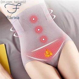 Waist Tummy Shaper Flarixa Body Shaper Womens Seamless High Waist Postpartum Hip Lift Shaping Panties Slimming Underwear Corset Pants Z230706