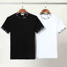 Mens Womens Designer T shirt Summer Short Sleeves Fashion Tee Pure cotton quality shirts Leisure Classic Pattern Size M-3XL#95