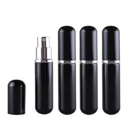 5ml HIgh Quality Makeup Tools Small Black Aluminium Glass Perfume Spray Bottle 5cc Portable Cosmetic Atomizer F20172667 Kbtrq