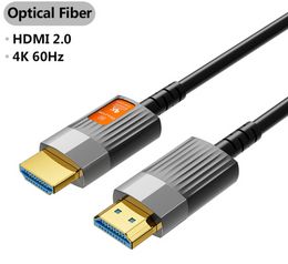 HDMI Optical Fiber Cable 4K 60Hz HDMI-compatible Ultra High Speed 18Gbps HDR eARC Fiber Optic HDMI 2.0 Cables kabo