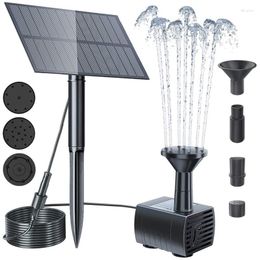Garden Decorations Promotion! Water Fountain Pump Outdoor Upgraded Solar Pond Kit With Stake Powered